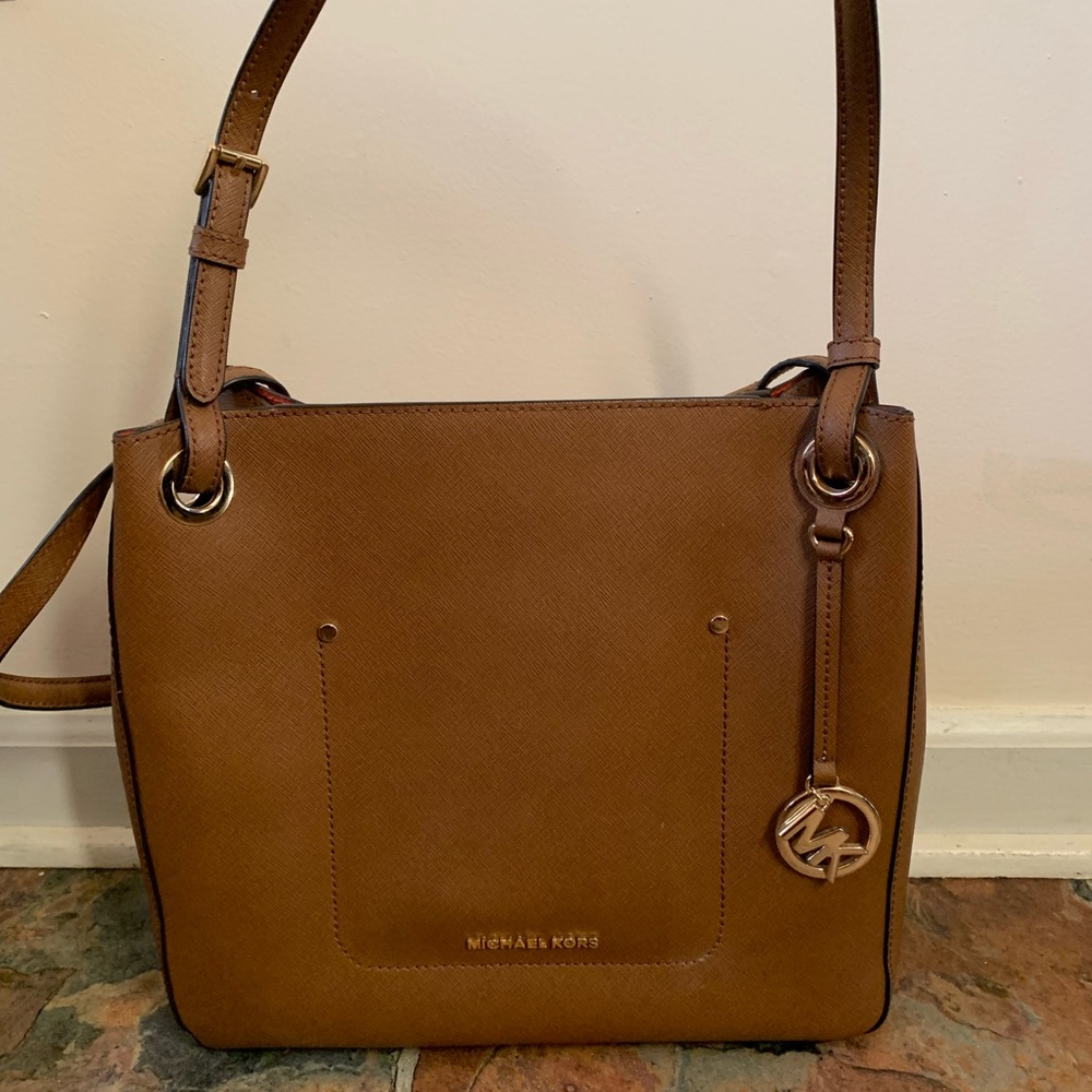 Michael Kors Tan Two Strap Shoulder Bag